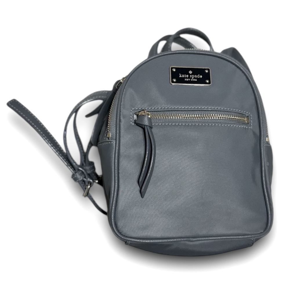 Kate Spade Gray Mini Backpack